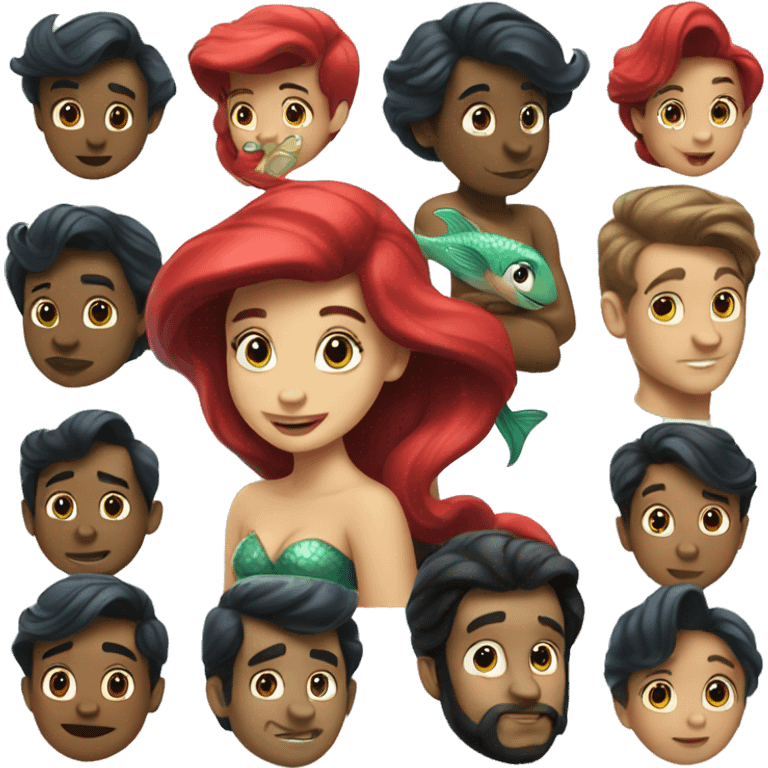 The little mermaid  emoji