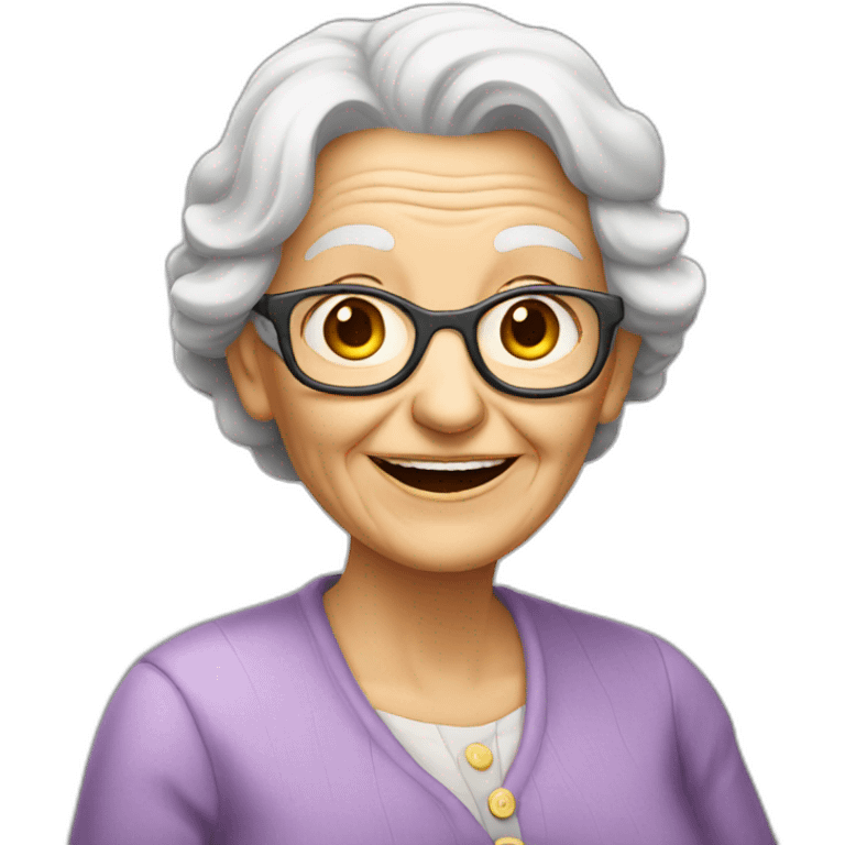 old-lady-happy-half-body emoji