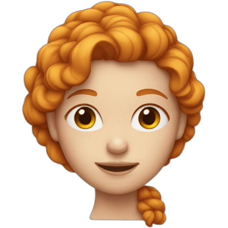 Ginger girl emoji