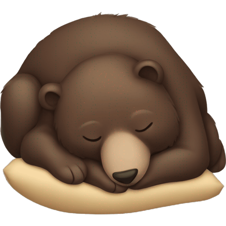 Sleeping bear emoji