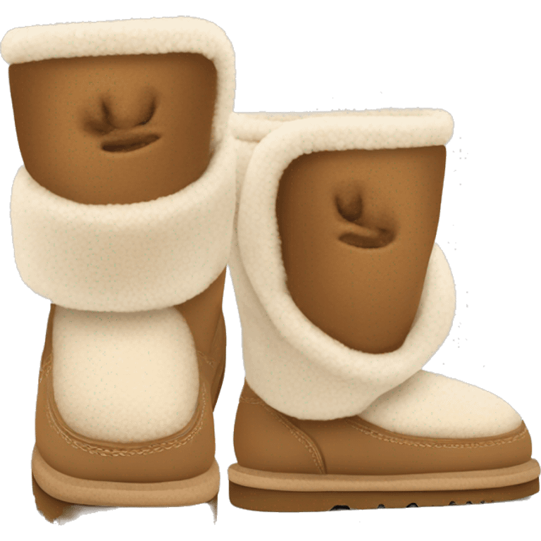 Ugg cozy shoes  emoji