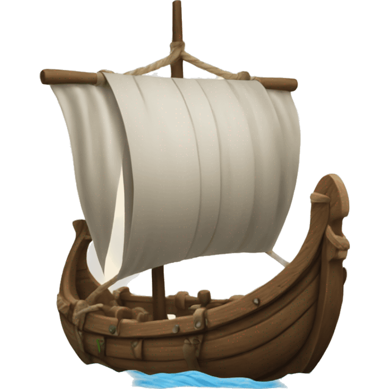 Create a viking ship emoji