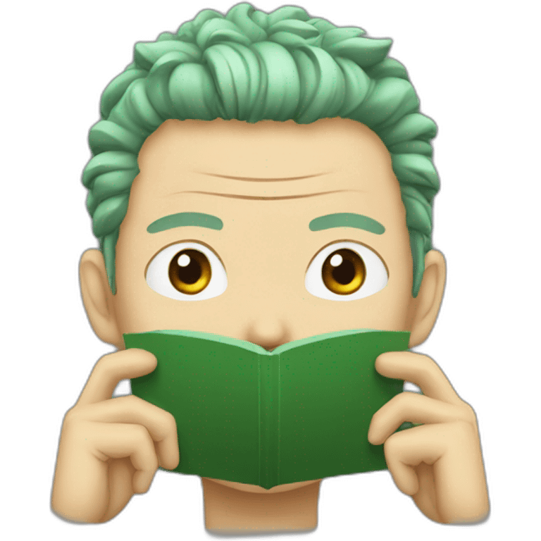 zoro watching movie emoji