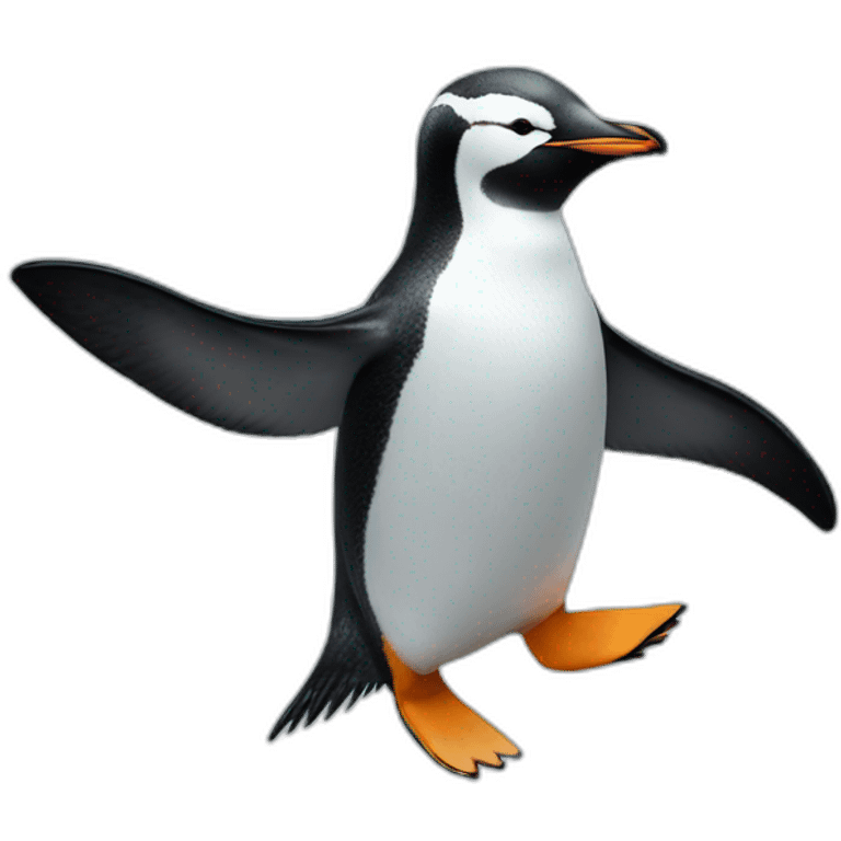 penguin flying emoji