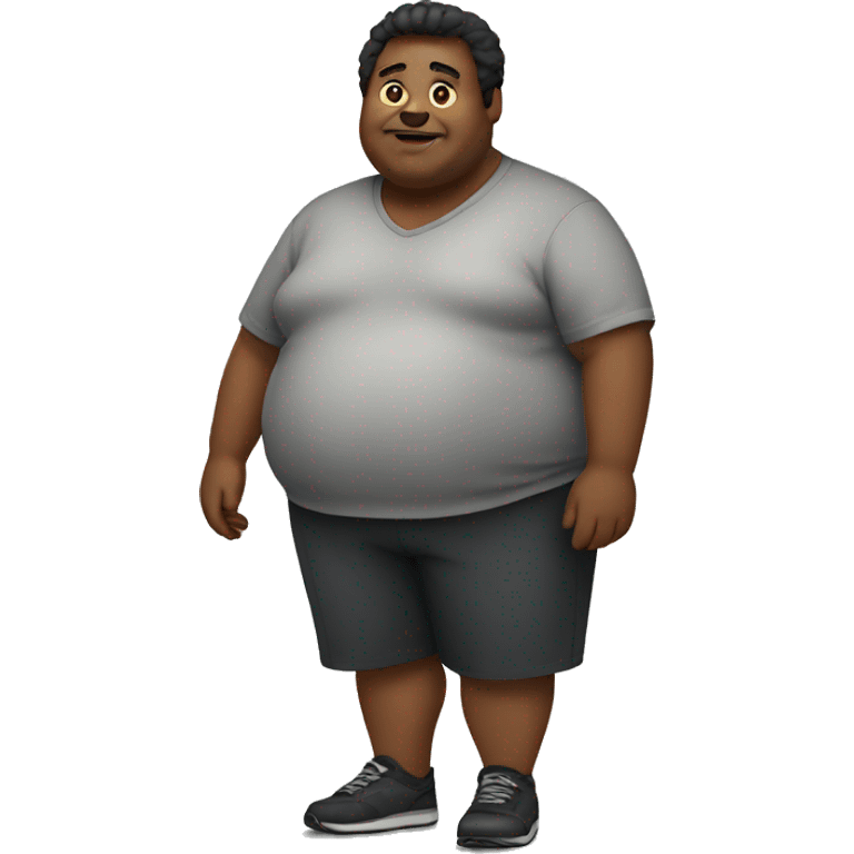 Fat person emoji