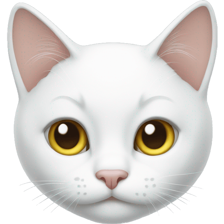 white cat emoji