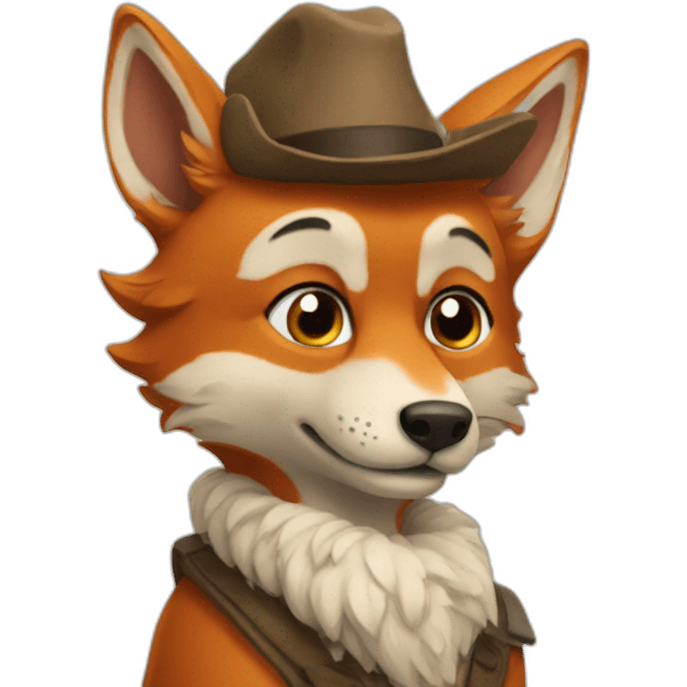 renard bonjour emoji