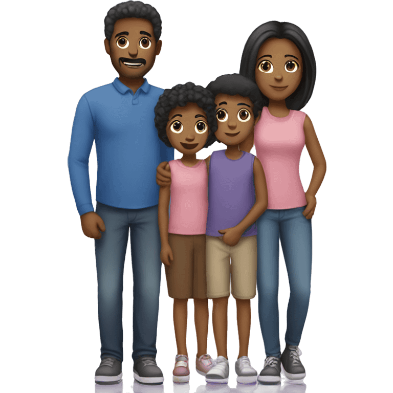 Family of five emoji