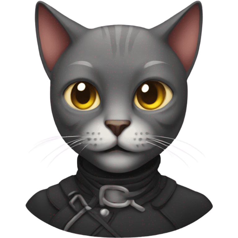 a cat in the style of overmortal emoji