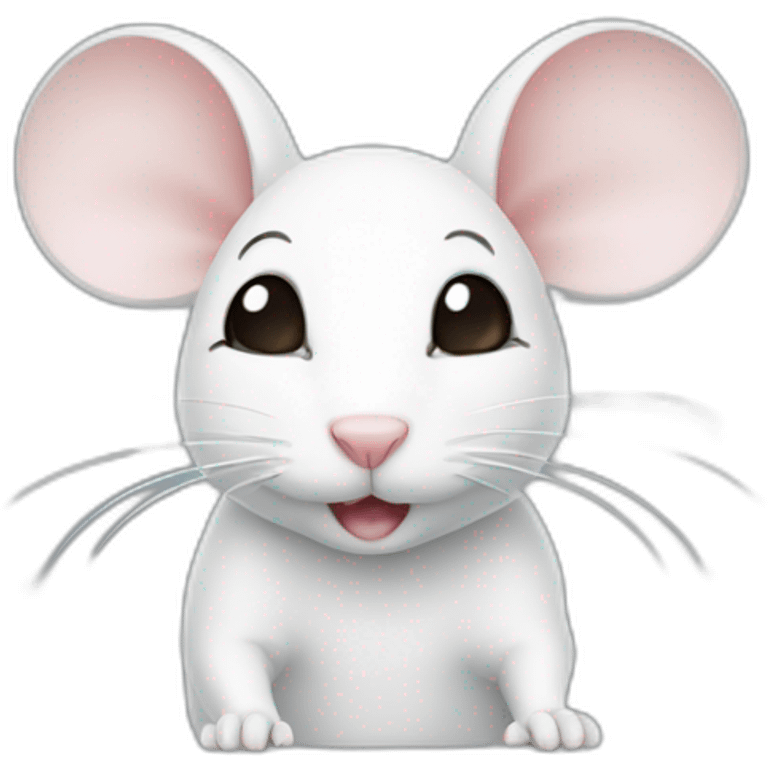 little white mouse emoji