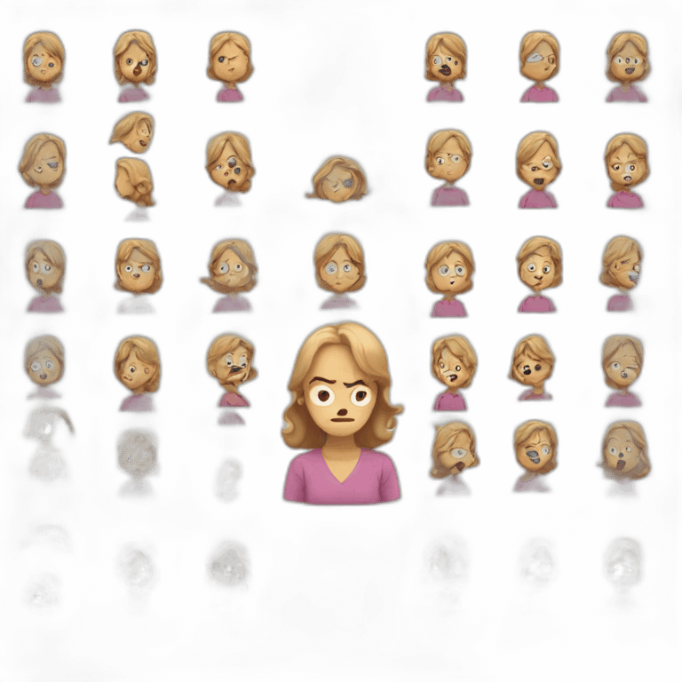 Angry mom emoji