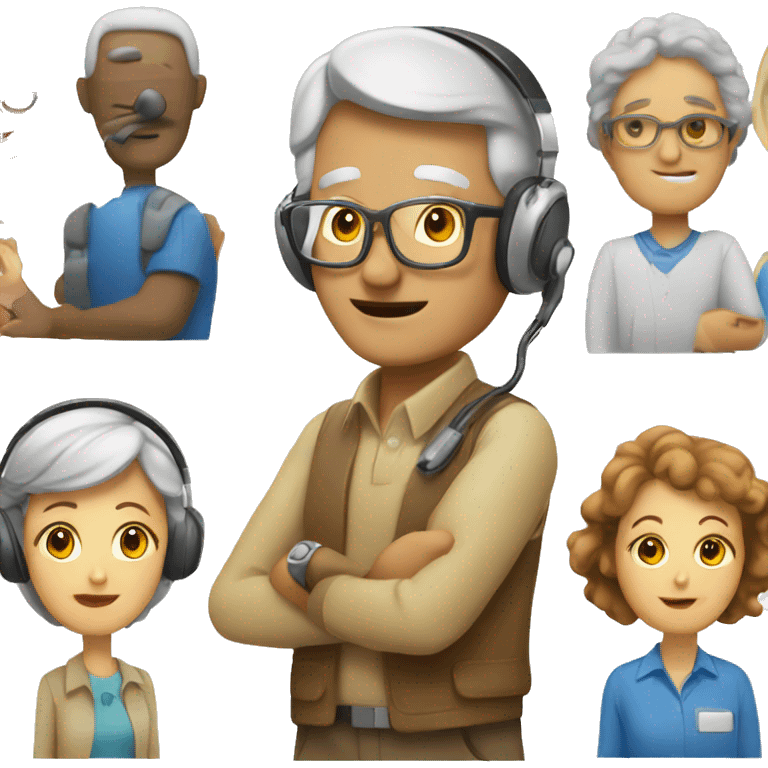 creative aging Tech support emoji