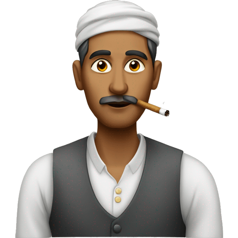 bengali man smoking emoji