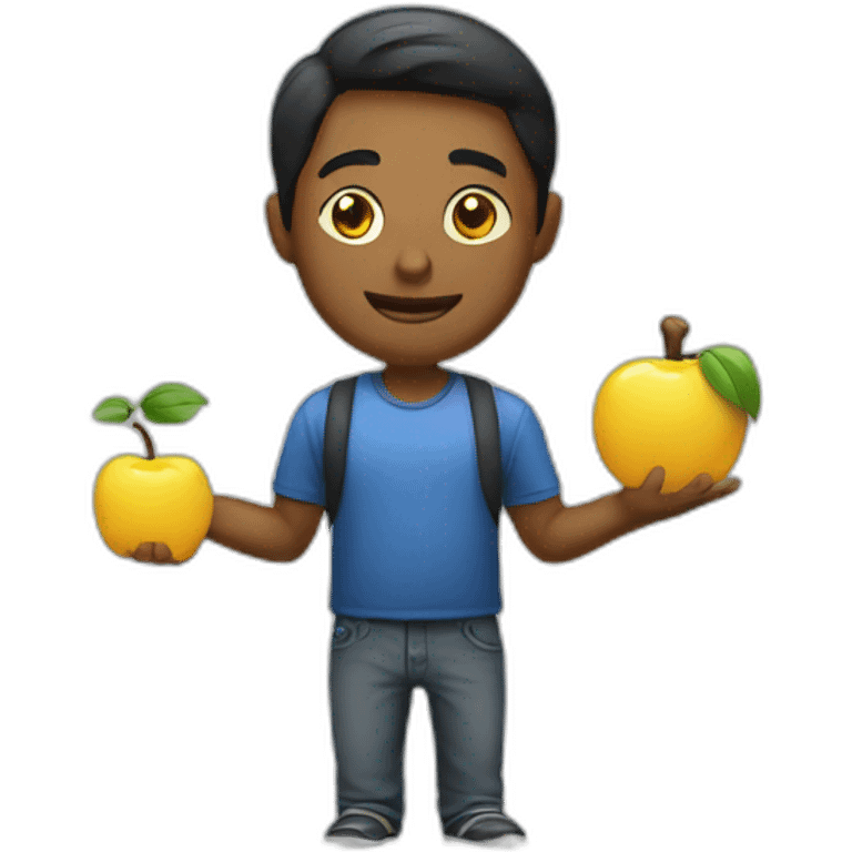 an iPhone seller emoji