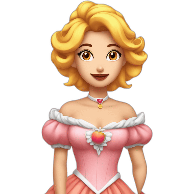 Mdrrrr la princesse peach qui fait ça va ?? emoji