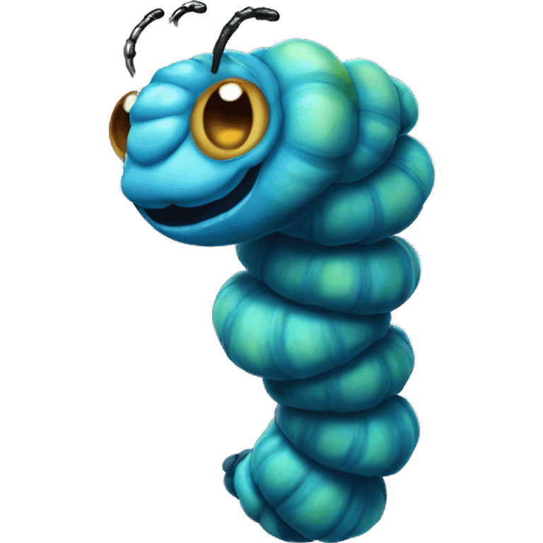 absolem blue catepillar realistic emoji