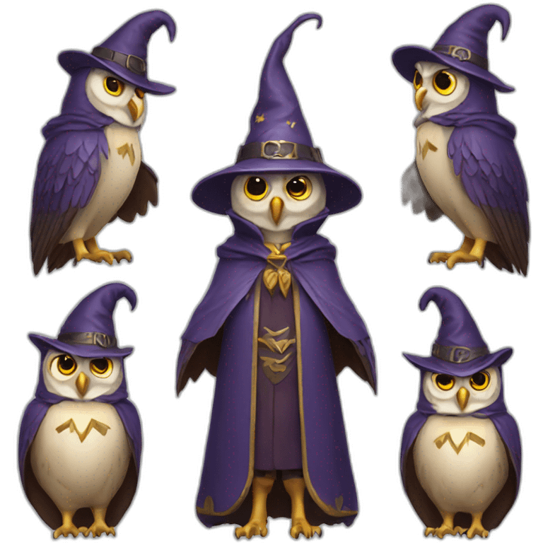 owl wizard emoji