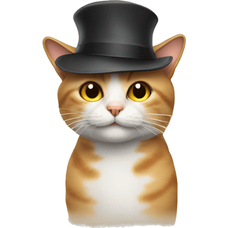 Cat whit a hat emoji