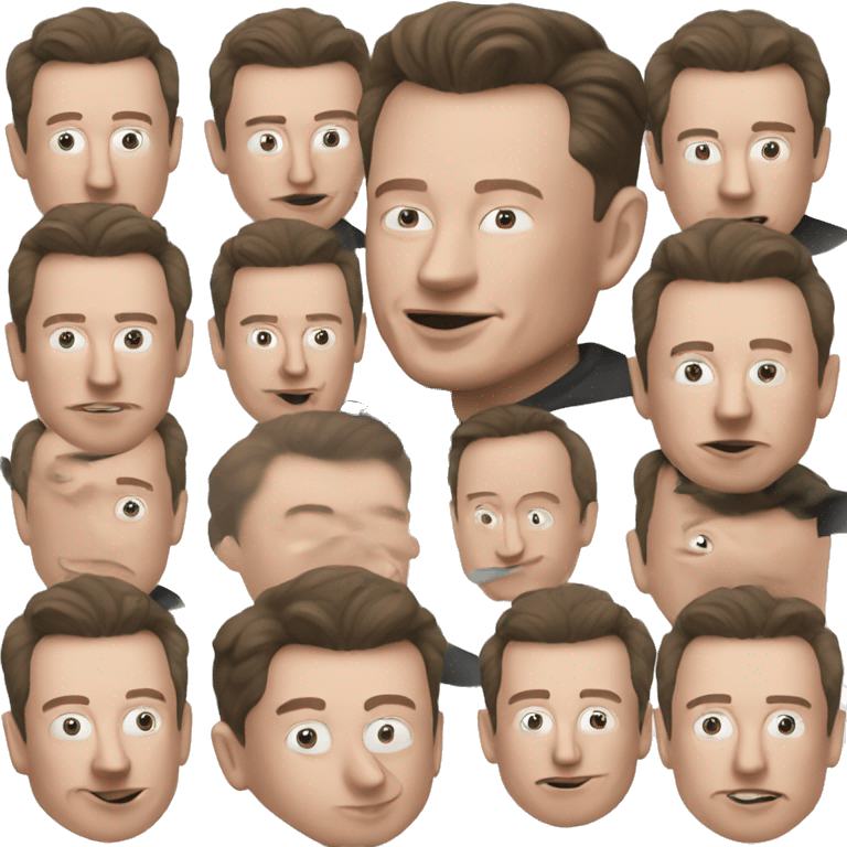 Realistic Elon musk  emoji