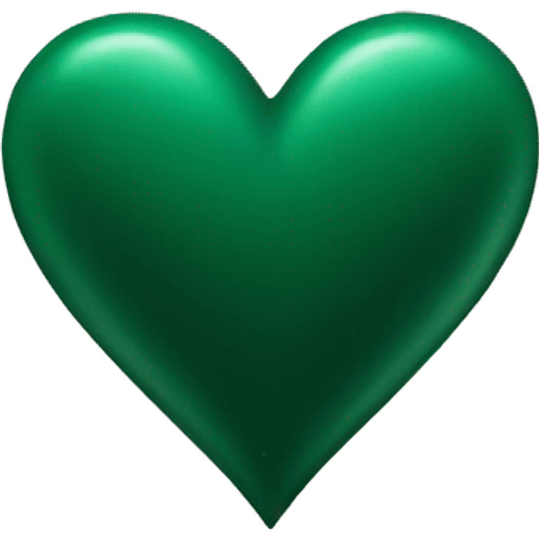 dark green heart emoji