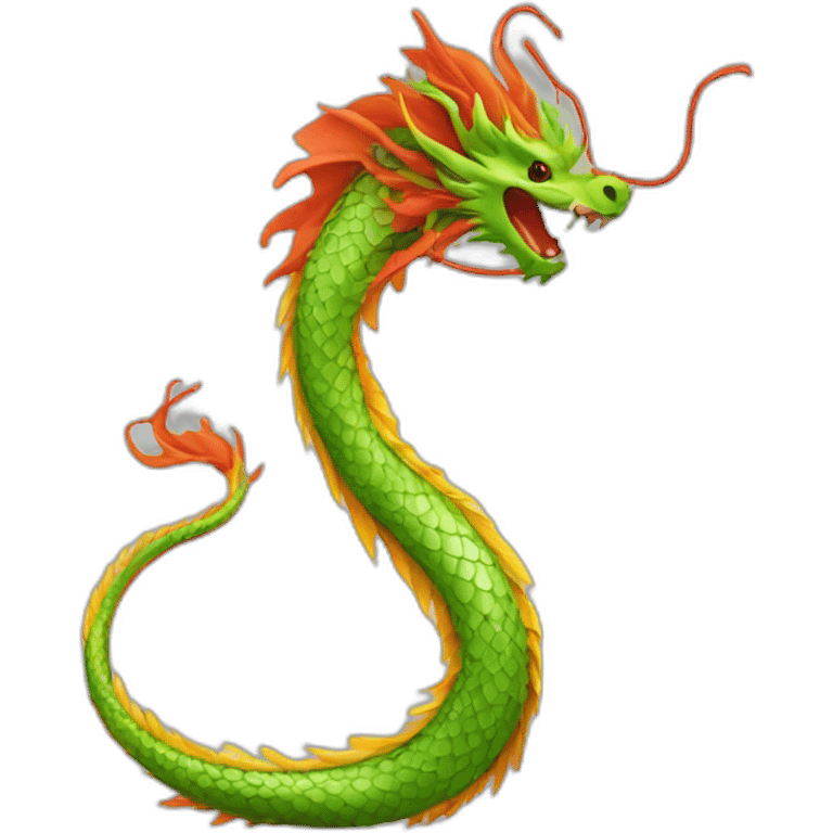 Chinese dragon tail emoji