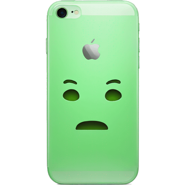 Green iPhone  emoji