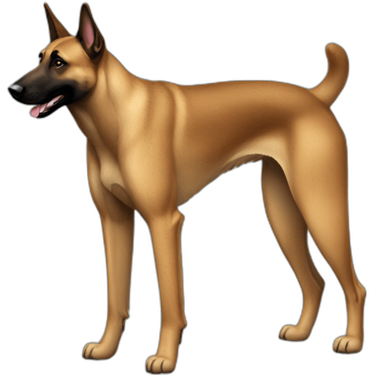 belgian malinois full body emoji