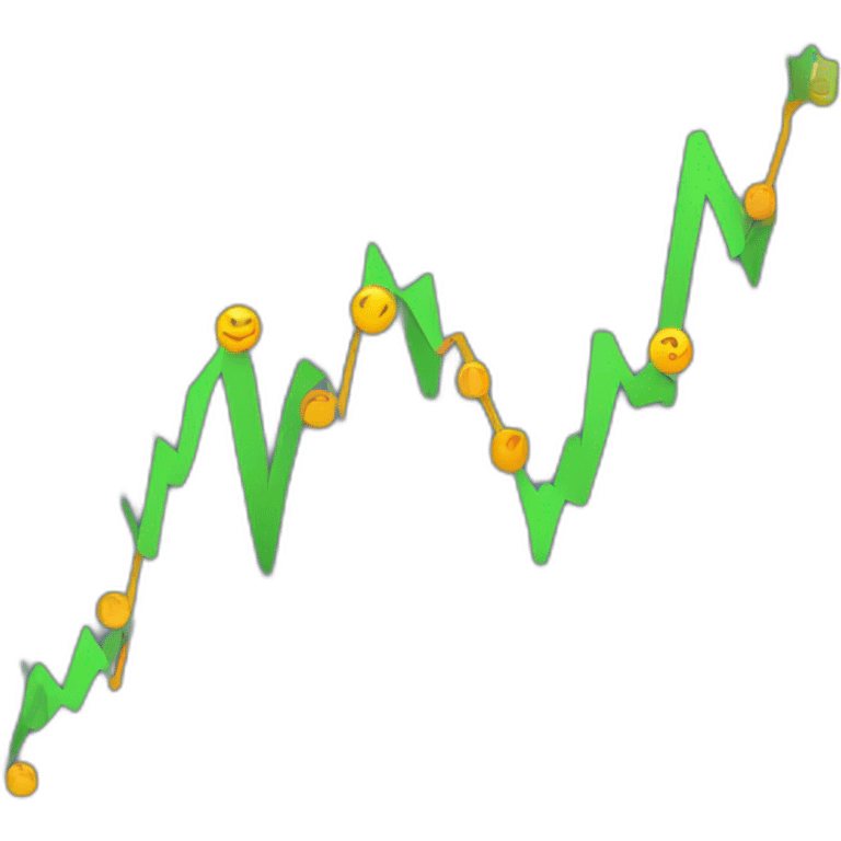 Trading chart emoji