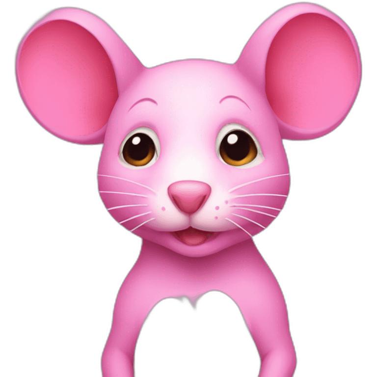 Pink-rat emoji