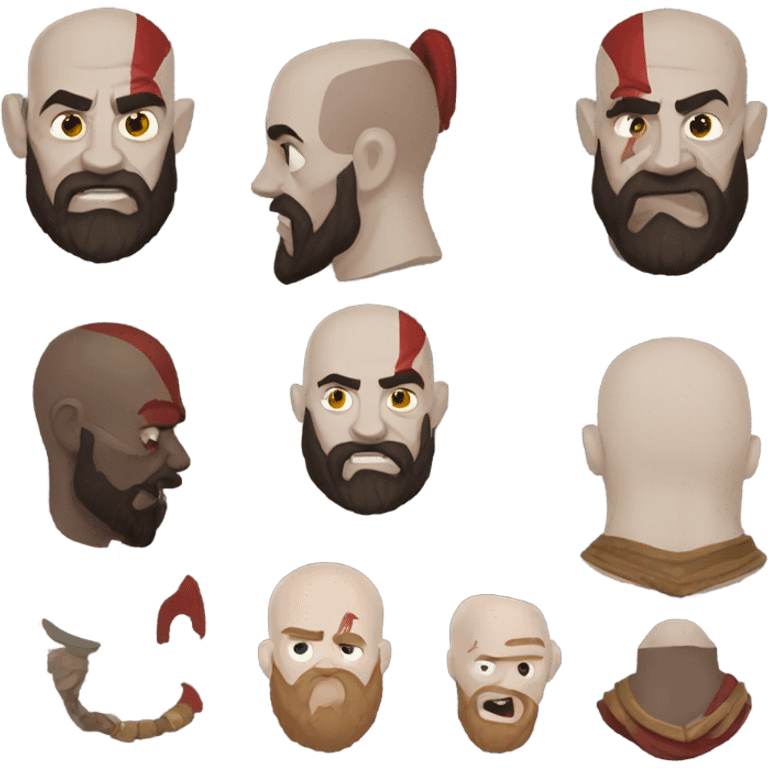  Kratos god of war emoji