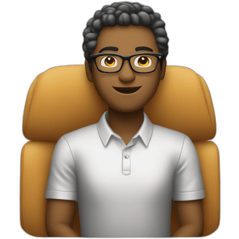 Nerd seating in Lexus IS 350 emoji