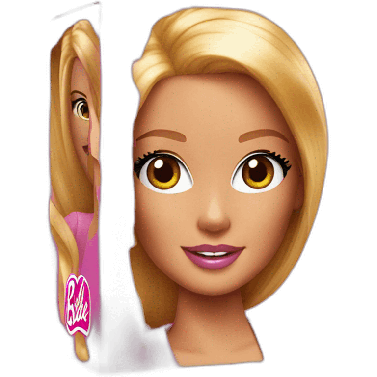 barbie doll in a box emoji