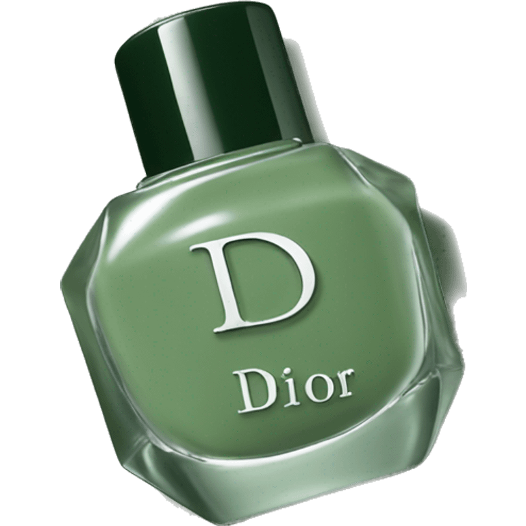 Dior nail polish sage Green  emoji