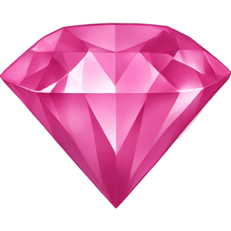 Pink diamond  emoji