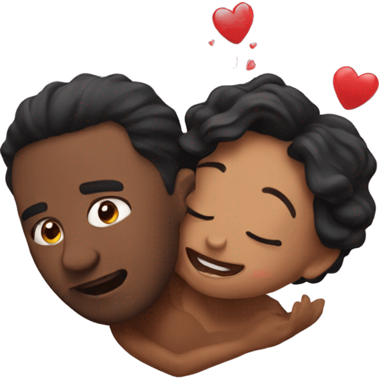 Falling in Passionate love couple emoji