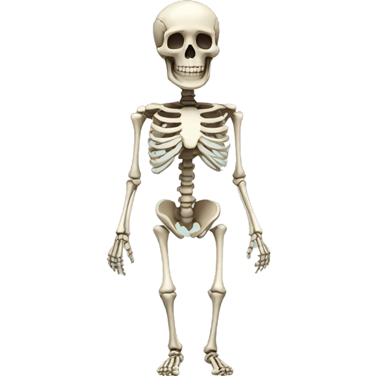 Skeleton full body emoji