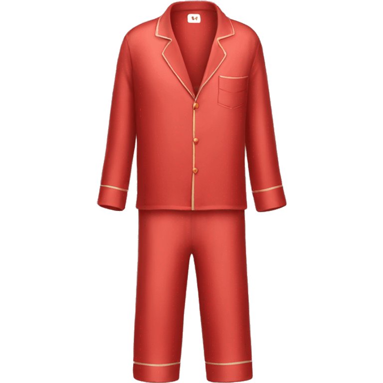 red silk pajama emoji