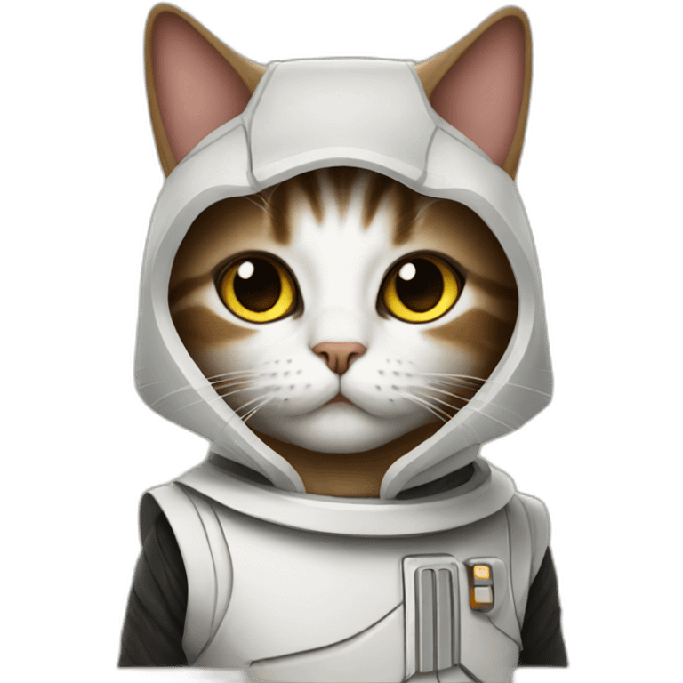 cat in a star wars costume emoji