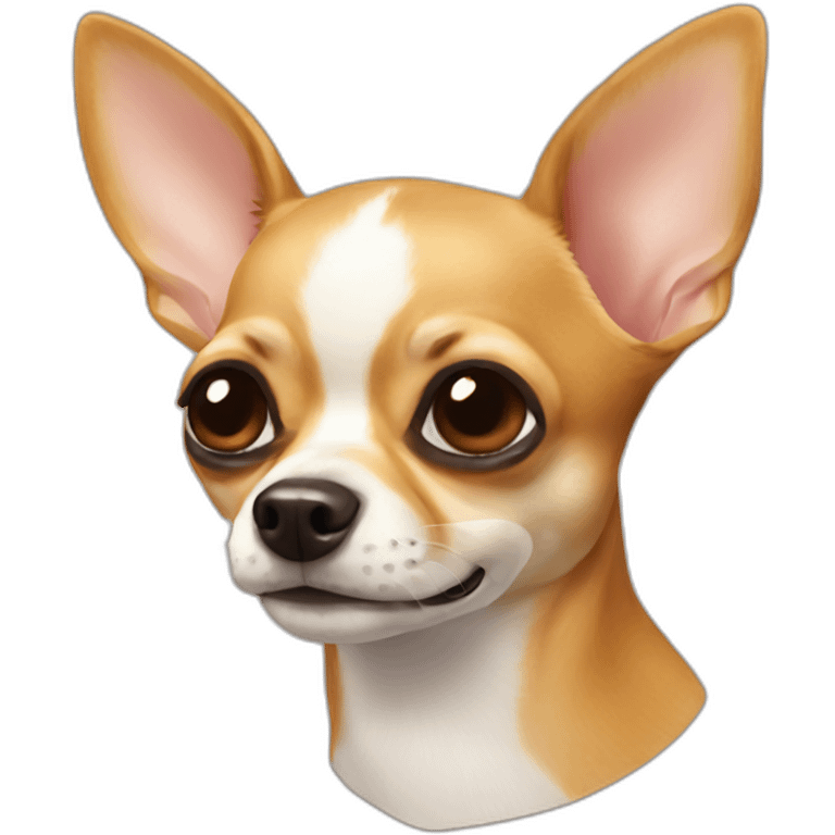 deer head chihuahua emoji