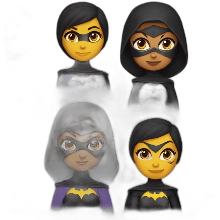 Arabic batgirl emoji