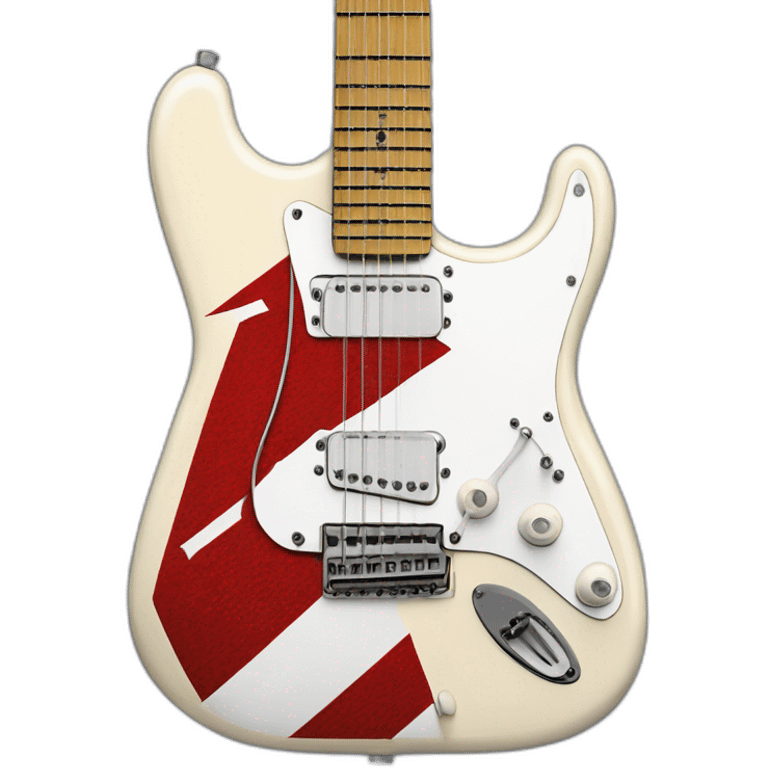 Eddie Van Halen's Frankenstrat guitar emoji