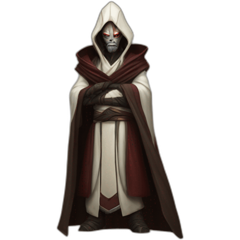 hyperrealist sith jedi in world of warcraft emoji