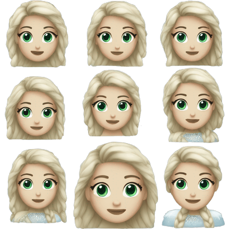 Ice princess  emoji