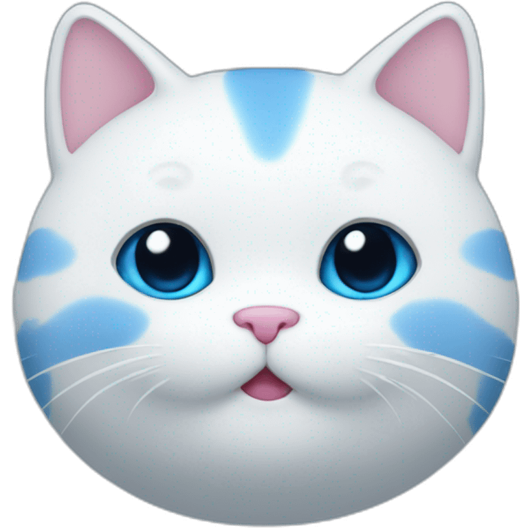 blue mochi cat emoji