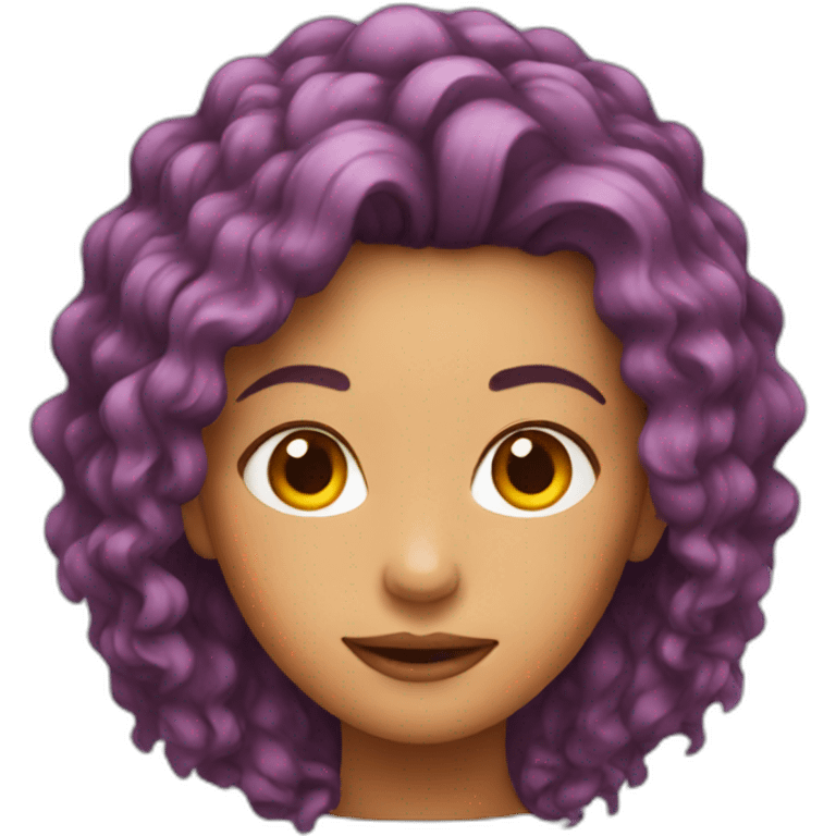 Women with fire hair emoji