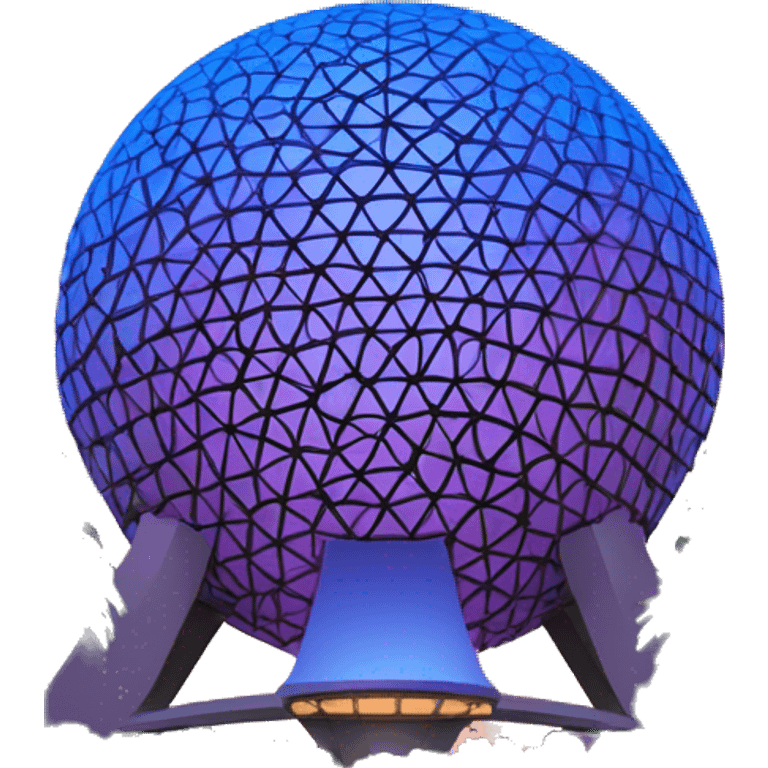 epcot spaceship earth night emoji