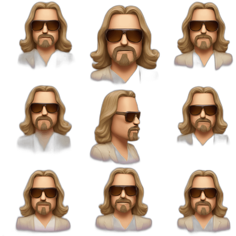 the big lebowski tripping emoji