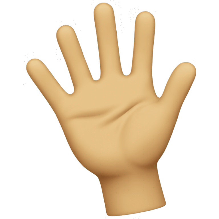 waving hand with 6 fi emoji