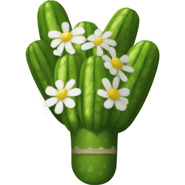 pickle bouquet  emoji