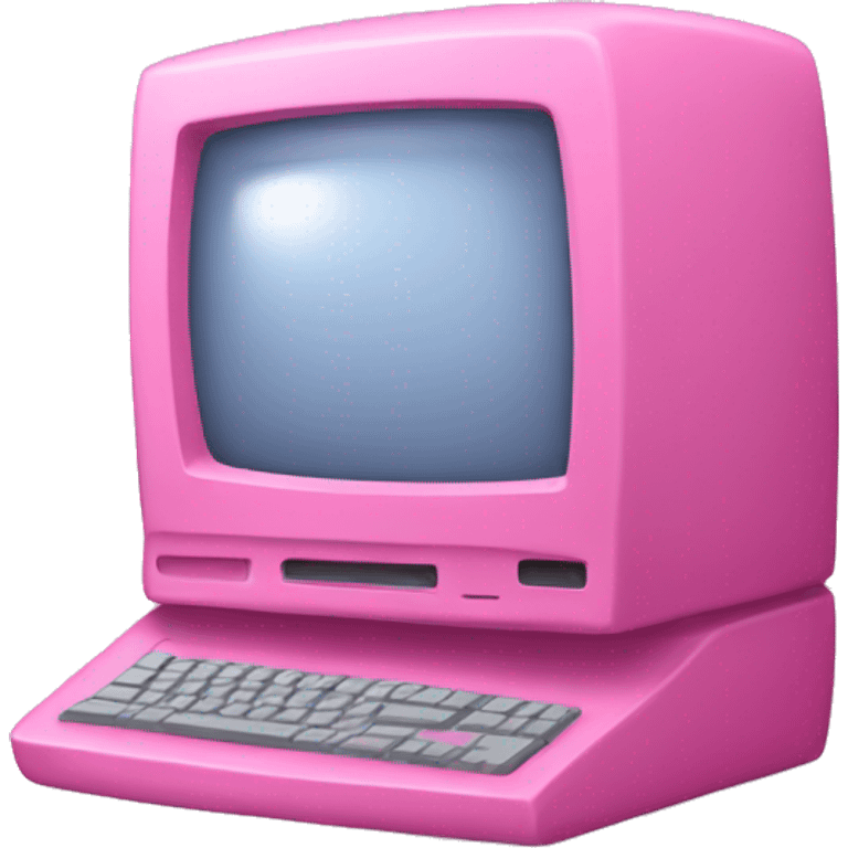 pink computer emoji